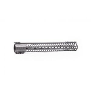 SLR 14.87 inch HELIX M-LOK .308 Low Profile Handguard, Black, 308L-HELIX14.87ML