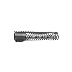 SLR 10.5 inch HELIX M-LOK 5.56 Handguard w/Full Top Rail, Black, HELIX10.5ML-F