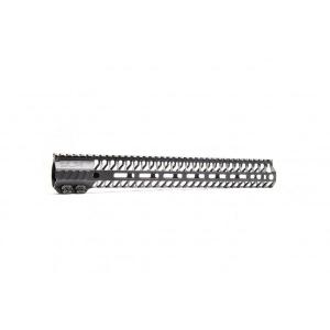 SLR 14.87 inch HELIX M-LOK 5.56 Handguard w/Full Top Rail, Black, HELIX14.87ML-F HELIX1487MLF