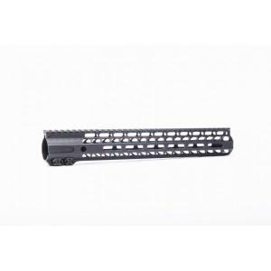 SLR 10.7 inch SOLO Lite M-LOK 5.56 Handguard, Black, SOLO10.7ML-LITE