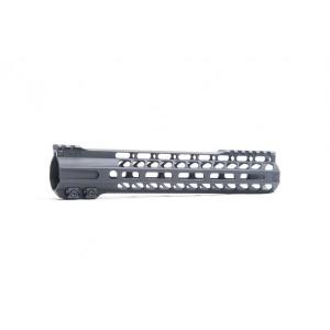 SLR 10.7 inch SOLO Ultra Lite M-LOK 5.56 Handguard, Black, SOLO10.7ML-UL