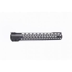 SLR 13.7 inch SOLO Ultra Lite KeyMod 5.56 Handguard, Black, SOLO13.7KM-UL