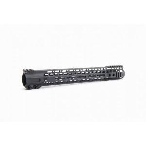 SLR 14.87 inch SOLO Hybrid M-LOK 5.56 Handguard, Black, SOLO14.87ML-HYB