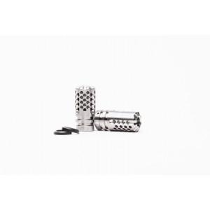 SLR Synergy 30 Cal Mini Compensator, 5/8x24 Thread, Titanium, MB-30-MINICOMP-TI