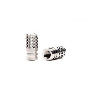 SLR Synergy Sig MPX 9mm Mini Compensator, 13.5x1 LH Thread, Titanium, MD-9MM-13.5-MINICOMP-TI-MPX