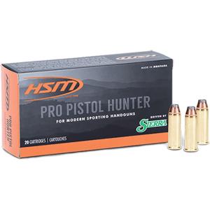 HSM Ammunition Pro Pistol Hunter Ammunition 1404921 HSM44M17N
