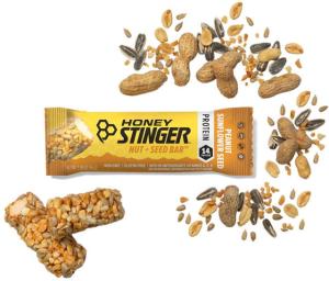 Honey Stinger Nut + Seed Bar, Peanut and Sunflower Seed, 1.98 oz, 73512