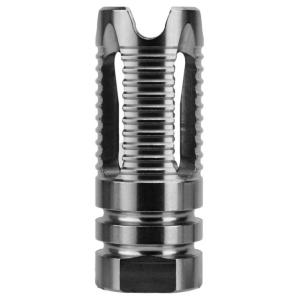 TacFire 9mm 1/2X36 4-Prong Muzzle Brake, Black, MZ1014-9MM-SS 811261029255