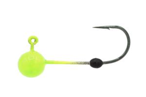 Eurotackle Micro Finesse Premium Tungsten Head 3/32oz Number 6 -Chartreuse, 3/Pack, 623 811504032226