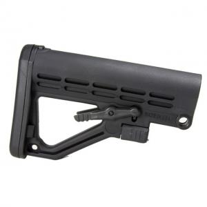 JE Machine Tech AR Skeleton A-Frame Adjustable Buttstock, Mil-Spec, Black, PS-ST8B 811577030631