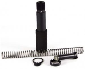 JE Machine Tech AR15 Receiver Extension Pistol Buffer Tube Combo Kit w/o Foam, Black, PS-BTP COMBO-NF 811577033724