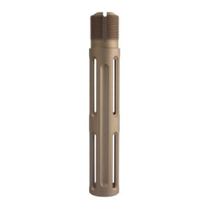 JE Machine Tech AR-15 Pistol Buffer Tube, Skeletonized, 6061-T6, Anodized, Tan, PS-BTP4TAN