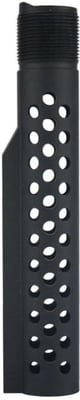 JE Machine Tech DPMS Platform MIL-SPEC Skeletonized Buffer Tube, Dot Pattern, Black, PS-BTM4