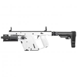 KRISS USA, Inc VECTOR SDP SB Enhanced, Alpine White, 45ACP, 6.5'' Threaded Barrel, KRISS Recoil Mitigation System, DEFIANCE Front and RearFolding Sights, SB Tactical SBA3 Collapsible Brace, KRISS Folding Adapter, 3 Lug Adapter, Mini Handguard, Short Rail