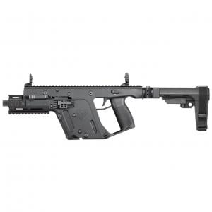 KRISS USA, Inc VECTOR SDP SB Enhanced, Black, 357SIG, 6.5'' Threaded Barrel, KRISS Recoil Mitigation System, DEFIANCE Front and RearFolding Sights, SB Tactical SBA3 Collapsible Brace, KRISS Folding Adapter, 3 Lug Adapter, Mini Handguard, Short Rail Sectio
