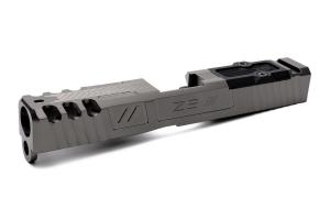 Zev Technologies Z19 Spartan Stripped Slide for Gen4 Glock 19 with RMR Cut Gray 9mm 811745022154