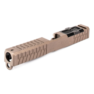 ZEV Technologies For Gen 3 Glock 17, Enhanced Socom, Complete Slide, Includes Sights, Delta Point Pro Cover Plate and Zev Upper Parts Kit, Flat Dark Earth Finish SLD.KIT-Z17-3G-ESOC-RMR-FDE