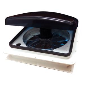 Heng's 74112V-G4 Standard Mount Universal Vent, 12 Volt Fan, Smoke, SV4112-G4