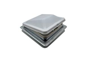 Heng's Universal Roof Vent Non-Powered With Exchange Lid - 14in, Smoke, 74111A-C1G1