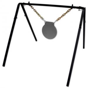 Copper Ridge Outdoors AR500 10 inch Gong Target w/Stand, 1/2 in Thick, Silver, SH5055CR 811904012279