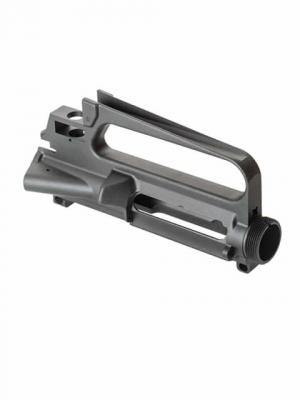Luth-AR Stripped A2 Upper Receiver w/ Rear Sight Cut, AR-15, 5.56x45mm NATO/ .223, 7.75in Length, 7075-T6 Aluminum, Anodized, Black, UR-A2-S URA2S