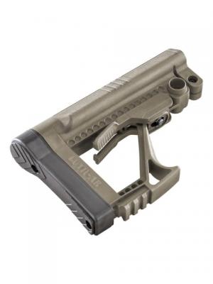 Luth-AR MBA-5 Stock Assembly, AR-10/ AR-15, 9mm Luger/ 5.56x45mm NATO/ 7.62x51mm NATO, 11.5 - 14.5 Length, Flat Dark Earth, MBA-5F