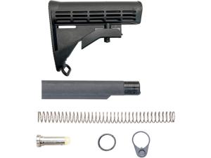 Luth-AR M4 Buttstock w/Rear Sling Swivel and Mil-Spec .223 Kit Black Carbine BS-M4K-M 
