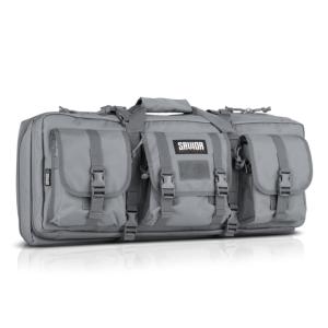 Savior Equipment American Classic Shorty Double Rifle Case, 24in, Gray, RB-2412DG-V1-GS RB2412DGV1GS