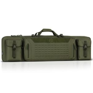Savior Equipment Urban Warfare Double Rifle Case, 55in, OD Green, RB-5512DG-VER2-OG RB5512DGVER2OG