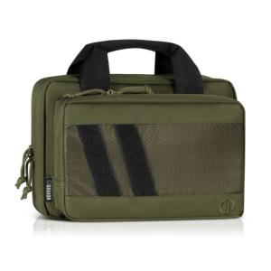 Savior Equipment Specialist Double Pistol Case, OD Green, HC-DGSPORT-WS-OG HCDGSPORTWSOG
