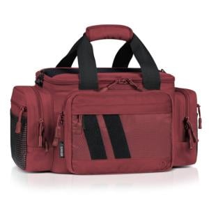 SAVIOR SPECIALIST SERIES RANGE BAG, RED, 3 Pistols 