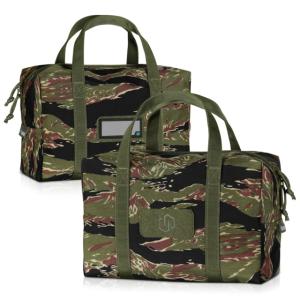 Savior Equipment Mini Hauler Duffle Bag, 2 Pack, Tiger Stripe, 12.25in x 8.5in x 6in, Tiger Stripe, 12.25in x 8.5in x 6in, SP-DUFMINI-2P-TIGR