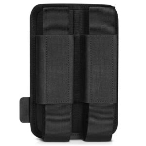 Savior Equipment Double Extended Pistol Mag Holder, Black, MP-TNS-EXTX2-BK