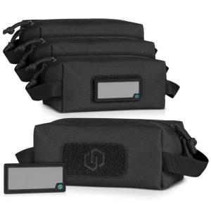 Savior Equipment Loose Sac Soft Ammo Carrier, 4 Pack, Black, 7.75in x 3.5in x 4in, SP-AMST-4P-BK 812066038442