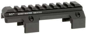 Midwest Industries HK MP5 Optic Picatinny Top Rail, Hard Coat Anodized, Black, MI-MP5-OR 812102033226