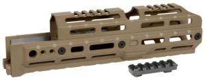 Midwest Industries AK Alpha Series M-LOK Handguard, FDE, 10 inch, MI-AK-ALPHA-10.0-FDE