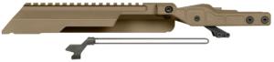 Midwest Industries AK Alpha Series Railed Top Cover, FDE, MI-AK-ALPHA-RTC-FDE