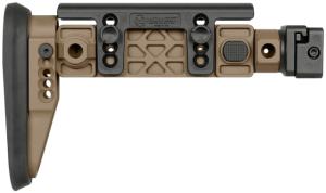 Midwest Industries AK Alpha Series Folding Stock, FDE, MI-AK-ALPHA-FS-FDE MIAKALPHAFSFDE