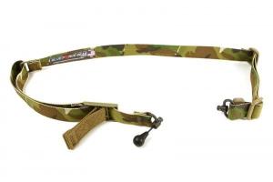 Blue Force Gear Vickers 2-to-1 Unpadded Sling, Standard Push Button Version w/Nylon Adjuster and Hardware, Multicam VCAS-2TO1-PB-125-AA-MC VCAS2TO1PB125AAMC