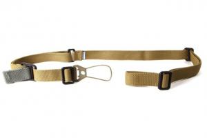 Blue Force Gear Vickers Ak Sling, Standard, Nylon Adjustor., Uwl-Pb Molded Attached To Front End, Black K-SP-0046-BK KSP0046BK