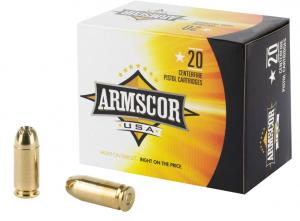 Armscor JHP 180 Grain Brass .40 SW 20Rds AC40-3N
