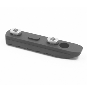 Breek Arms 5 Slot M-LOK Aluminum AR15 Rail Section Quick Ramp w/ QD Sling Mount, Black, BRK734 812296030520