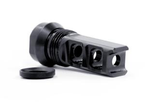 Breek Arms 2BO 2 Port Muzzle Brake, .30 Caliber, 5/8x24, Black, BRK4044 812296031022