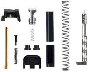 L2D Combat Enhanced Slide Parts Kit, Glock 9mm Gen 5, Titanium Nitride, LD-PK-ESP-9-G5-TIN 812390033427