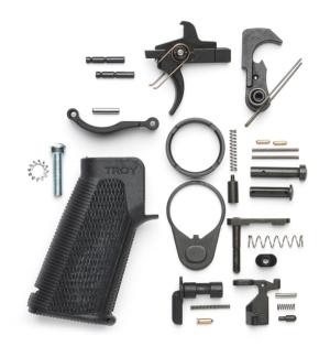 Troy AR Lower Parts Kit, Black, 812441026712