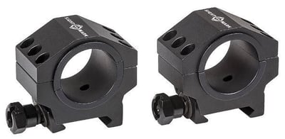 SightMark Low Height Tactical Mounting Picatinny Rings, 30mm/1inch, Black SM34005
