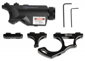 Firefield FF35010K Rival XL Combo 5mW 532 nm Wavelength Red Laser, 75/150 Lumens Flashlight Matte Black