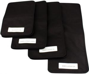 BulletSafe Replacement Side Straps for Bulletproof Vest, Black, S/M, BS52000B.01-S/M 812495027291