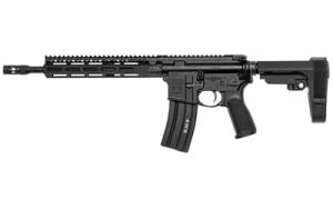 BCM Recce-12 MCMR AR-15 .300 AAC Blackout Semi Auto Pistol 12.5" Barrel 30 Round Magazine MCMR-10 Free Float Hand Guard SBA3 Pistol Stabilizing Brace Matte Black 523-850-SBA