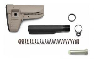Bravo Company, BCMGUNFIGHTER Mod 1 Stock Kit, SOPMOD (Widebody), Receiver Extension, Quick Detach End Plate, Lock Nut, Action Spring, Carbine Buffer, Flat Dark Earth Finish BCM-GFSK-MOD1-SPMD-FDE